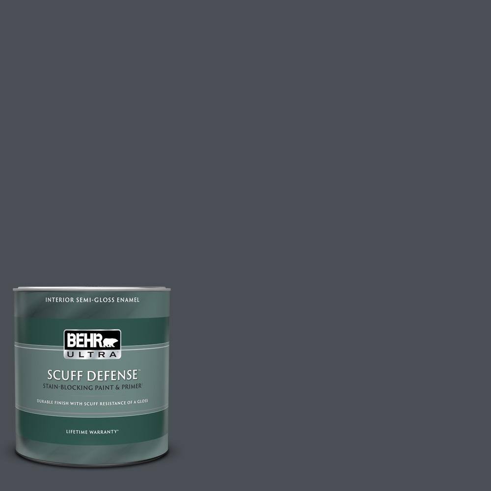 BEHR ULTRA 1 qt. PPU1520 Poppy Seed Extra Durable SemiGloss Enamel