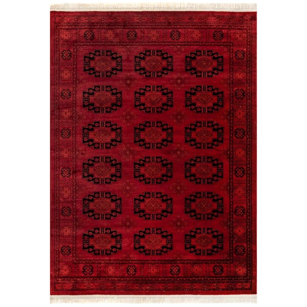 nuLOOM Diandra Red 8 ft. x 10 ft. Persian Area Rug