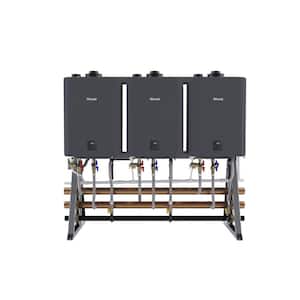 Rinnai TRX Interior Wall Mount 2-Unit Tankless Water Heater System