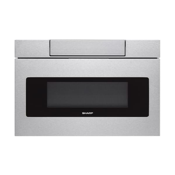 Sharp 1.2 cu. ft. 24 in. Microwave Drawer with Concealed Controls, Built-In Stainless Steel with Sensor Cooking