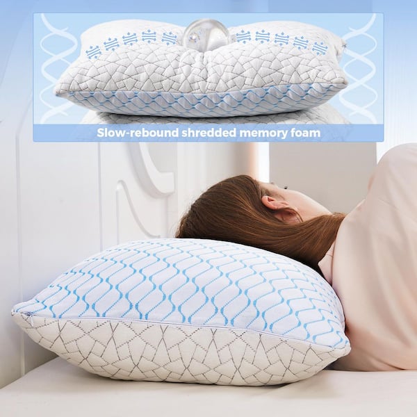 Bedsure Pillows Queen Size Set Of 2 - Hotel Quality Queen Size Bed Pillows 2 Pack For Sleeping, Soft And Supportive Filling For Side, Back Sleepers (19"x28") For Sale | Las Vegas, NV | Nellis Auction