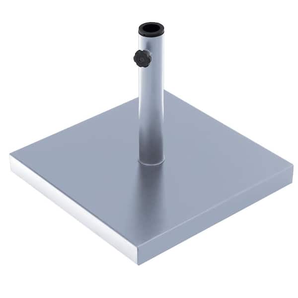 Trademark Innovations 37 lbs. Cement Patio Umbrella Base, 16 in. Square (Gray)