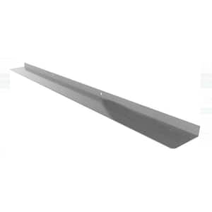 24 in. Flush Mount Deflector Vent Kit in Stainless Steel