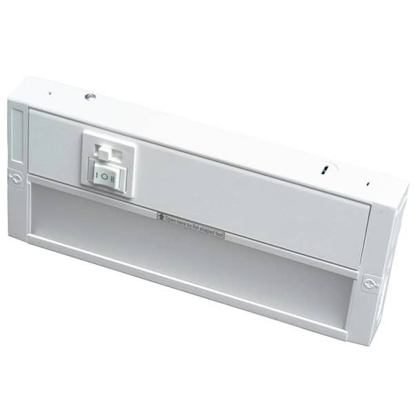 8 in. Hardwired White Integrated LED Dimmable Under Cabinet Light