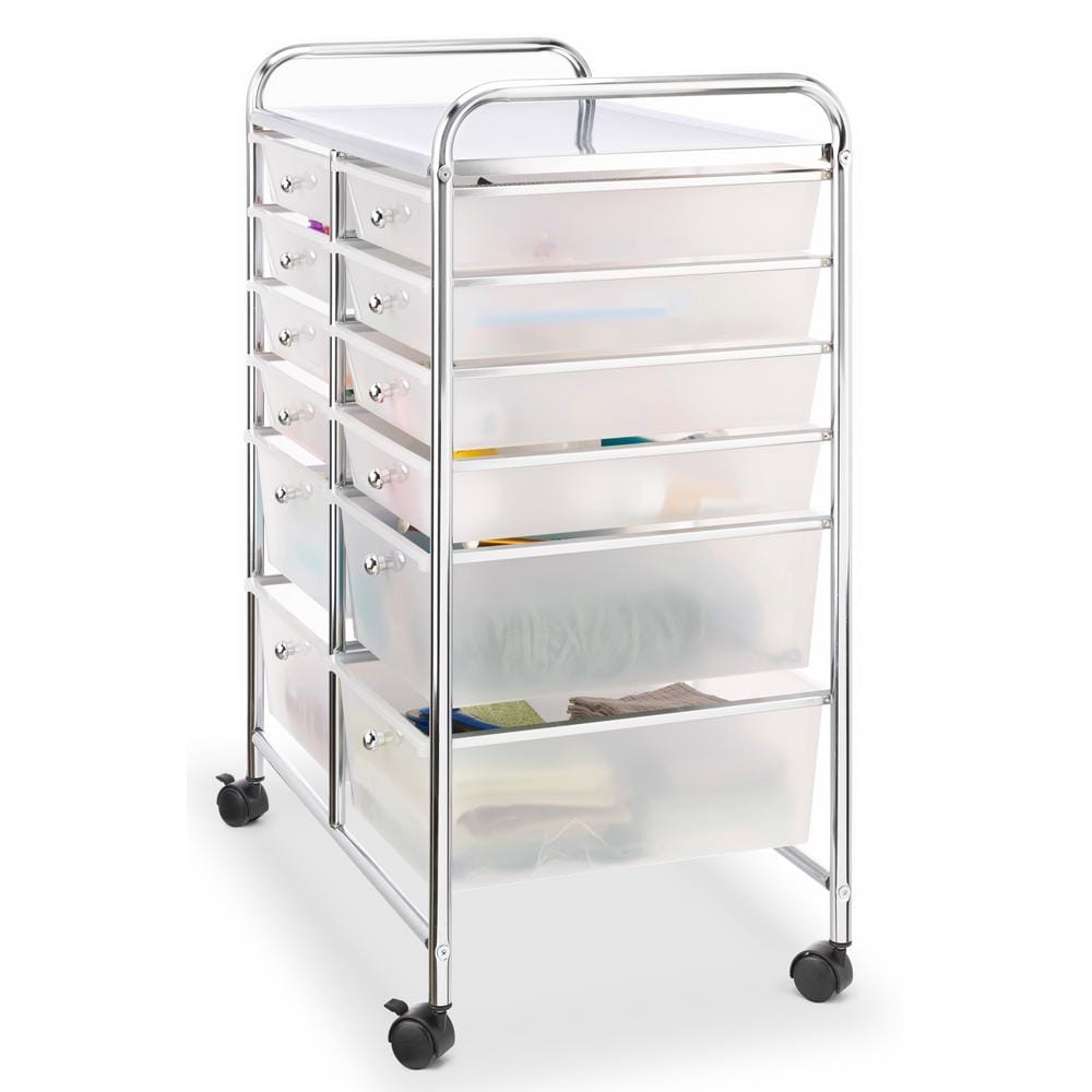  Whitmor 6-Section Clear Drawer Organizer - Office