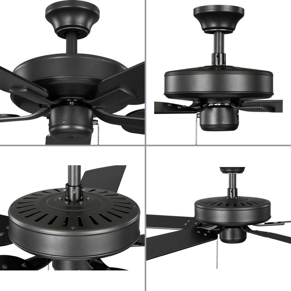 Graphite 52" 5-Blade Ceiling Fan with Reversible Blades
