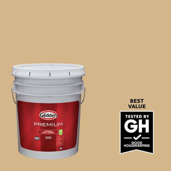 5 gal. PPG1092-4 Craftsman Gold Eggshell Interior Paint