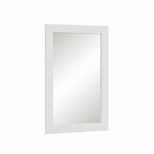 Galsaky 22 in. W x 32 in. H Rectangular Framed Surface-Mount Bathroom Vanity Mirror in Matte White