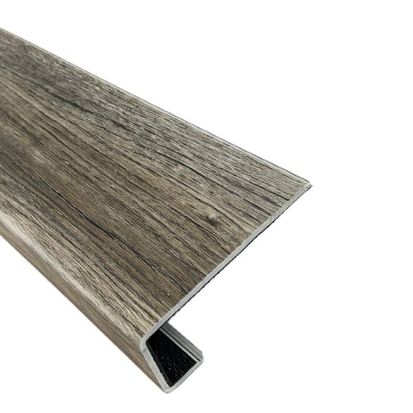Deco Products Hydrostop Northshire 0.2 in. T x 4.5 in. W x 46 in. L Stair Nose Molding
