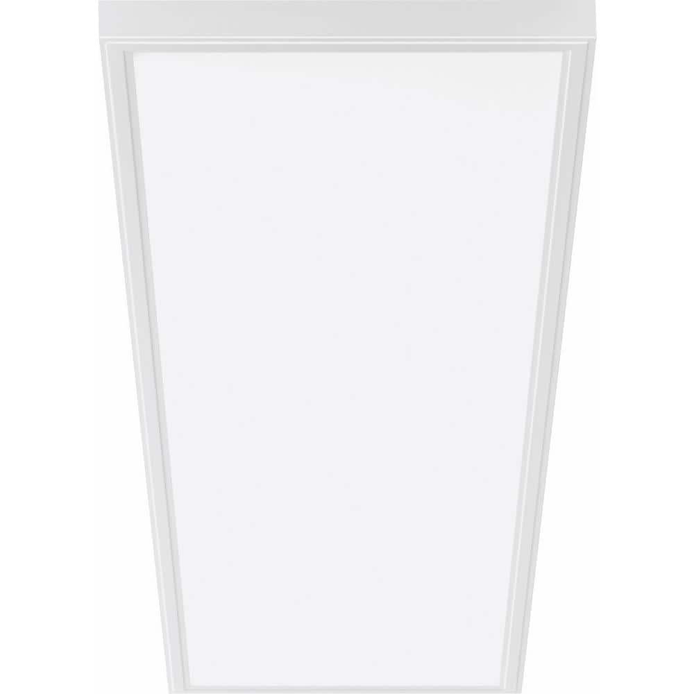 Sleek 47" White Aluminum LED Ceiling Panel with Dimmable Light
