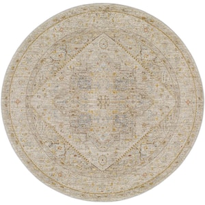 Avant Garde AVT-2362 Brown 5 ft.3 in. x 5 ft.3 in. Machine Woven Rug