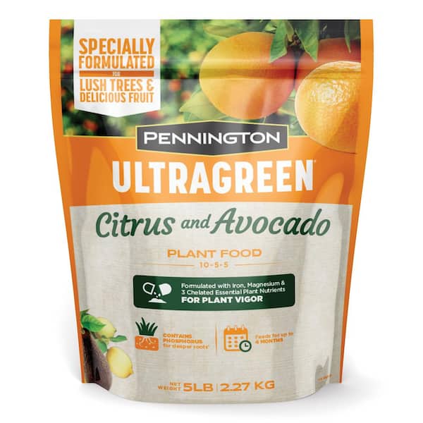Pennington Ultragreen 5 lbs. Citrus and Avocado Plant Fertilizer 10-5-5