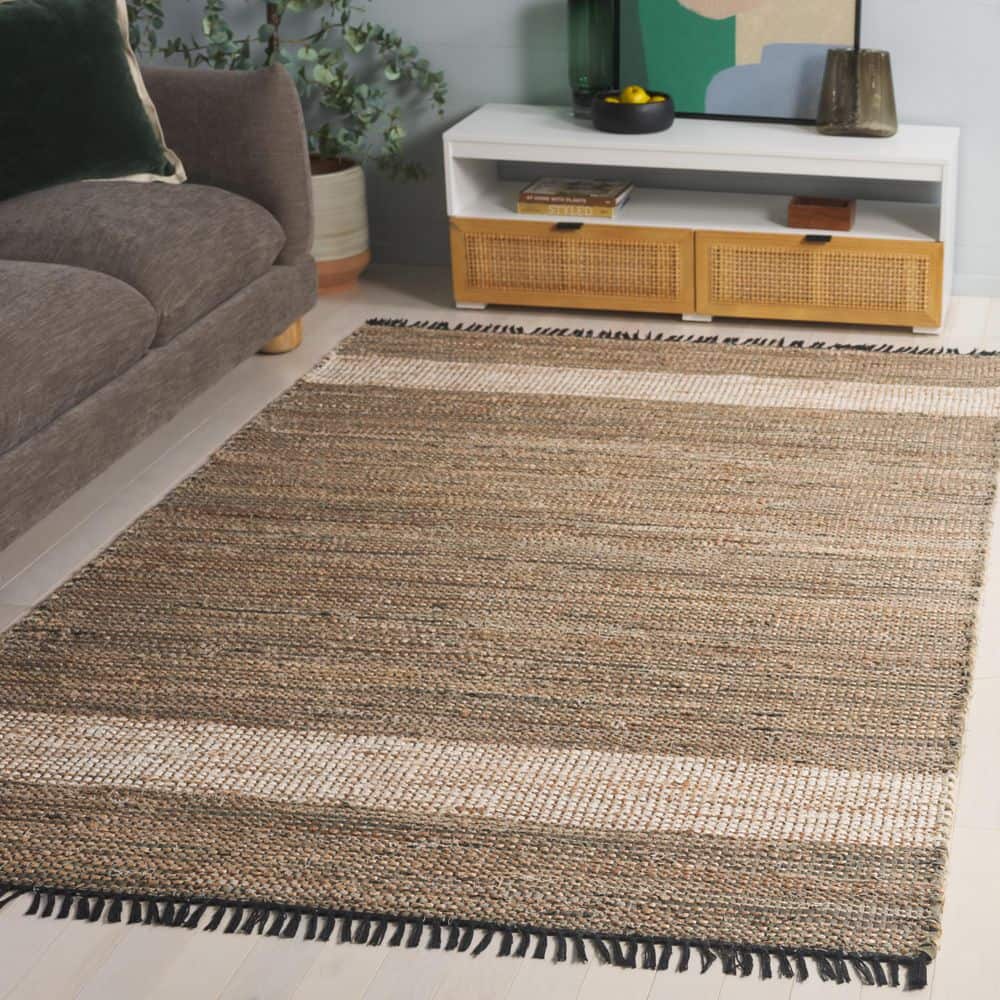 Cape Cod 3 ft. x 5 ft. Green/Beige Abstract Striped Area Rug price history on PriceWatchPro