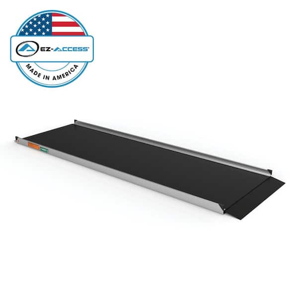 GATEWAY 3G 10 ft. Aluminum Solid Surface Black Wheelchair Ramp