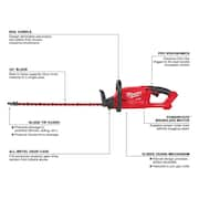 M18 FUEL 18V Lithium-Ion Brushless Cordless QUIK-LOK String Trimmer and Hedge Trimmer Combo Kit (2-Tool)