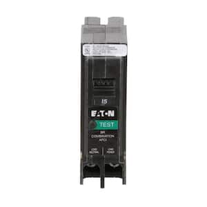 15 Amp Single-Pole Plug On Neutral Combination Arc Fault Circuit Breaker