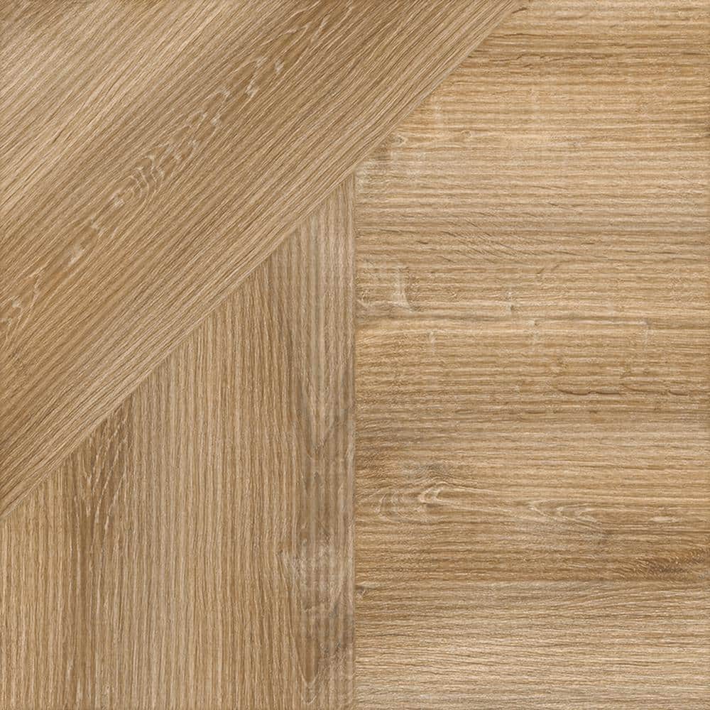 Matte Light Brown Porcelain Wall and Floor Tile Set