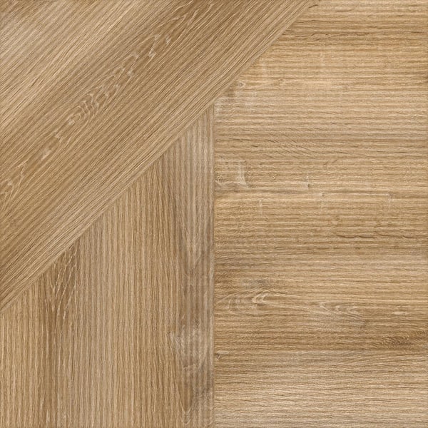 Apollo Tile Bois 4 in. x 5 in. Matte Brown Porcelain Large Format Slate Wall and Floor Sample Tile