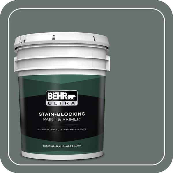 BEHR ULTRA 5 gal. #PPU12-18 Heritage Park Semi-Gloss Enamel Exterior Paint & Primer