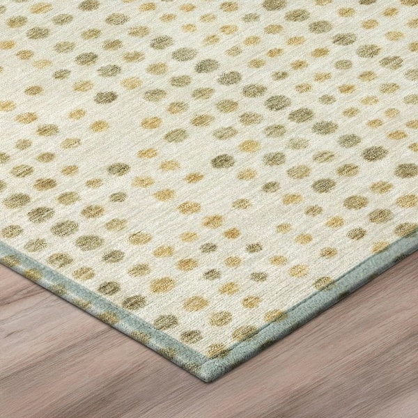 Chantille Machine Washable Indoor/Outdoor Abstract ACN3015 Cream 10 ft. x 14 ft. Area Rug