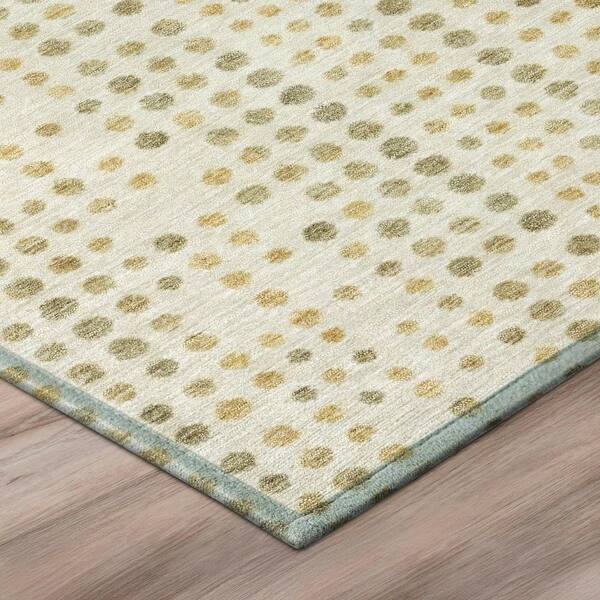 Chantille Machine Washable Indoor/Outdoor Abstract ACN3015 Cream 5 ft. x 7 ft. 6 in. Area Rug