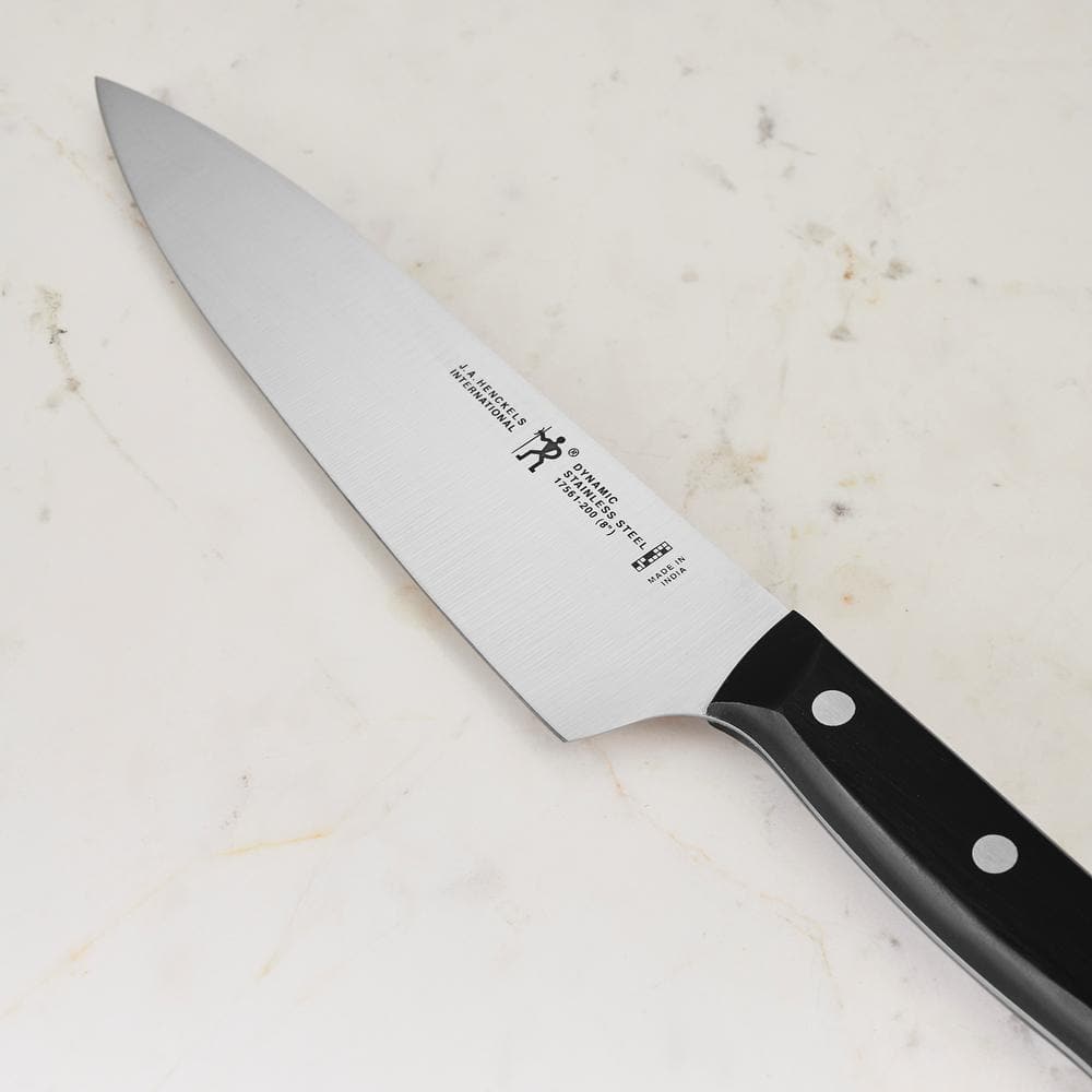 HENCKELS Dynamic Razor-Sharp 15-Piece Knife Set, German Engineered Informed by 100+ Years of Mastery, Chefs Knife, Dark Brown