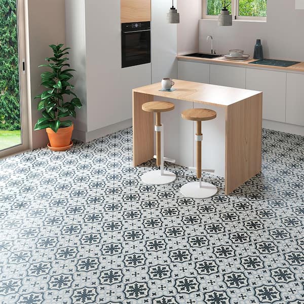 Berkeley Essence Sky 17-3/4 in. x 17-3/4 in. Porcelain Floor and Wall Tile (11.1 sq. ft./Case)