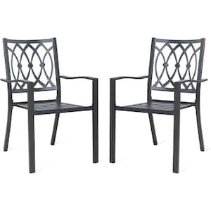 Iron Outdoor Dining Chair (Set of 2)
