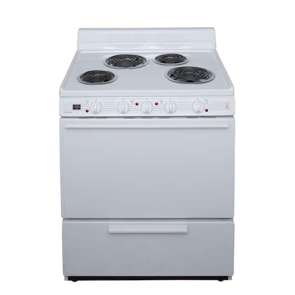 Unbranded 30 in. 3.91 cu. ft. Electric Range in White