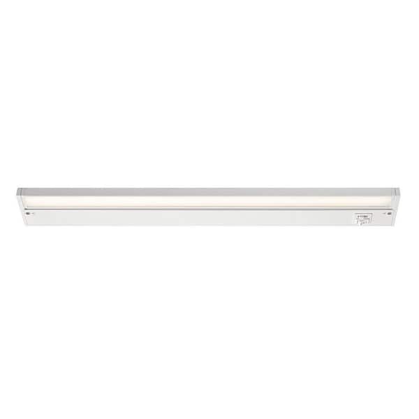 Savoy House 24 in. W x in. H LED White Under Cabinet Light  4-UC-5CCT-24-WH The Home Depot