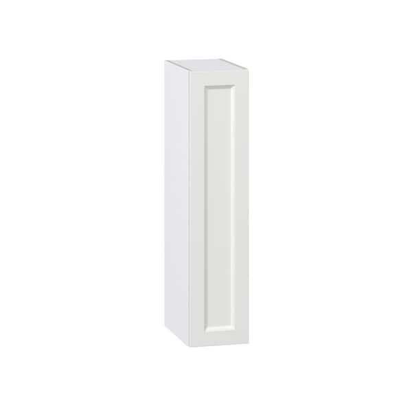 J COLLECTION Laramie 9 in. W x 14 in. D x 40 in. H Assembled Wall Kitchen Cabinet in Painted Bright White
