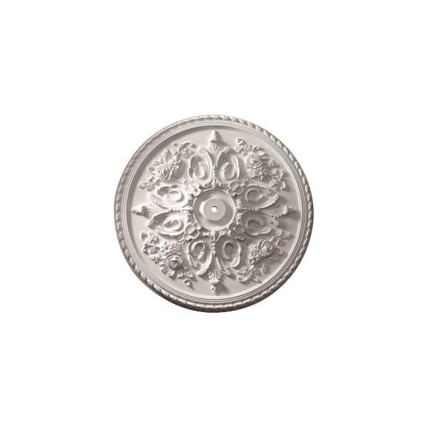 Fypon 32-1/2 in. x 32-1/2 in. x 2-1/2 in. Polyurethane St. Georges Ceiling Medallion (1-Piece)