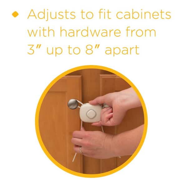 Safety 1st Outsmart Flex Lock Plastic Slide-On Decoy Cabinet Lock HS271, 1  - Foods Co.