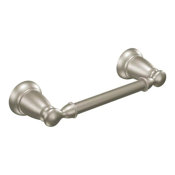 Banbury 3-Piece Bath Hardware Set with 24 in. Towel Bar, Toilet Paper  Holder, and Towel Ring in Brushed Nickel