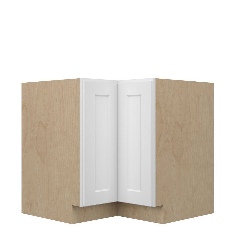 Norfolk Shaker 36 in. W x 34.5 in. H x 24 in. D in Painted White Plywood As