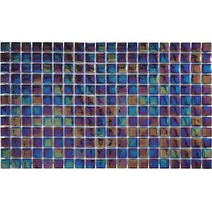 Glass Tile Love Midnight Black Mix 12.5 in. x 21.5 in. Chips Mosaic Glossy Glass Floor Tile (10.76 sq. ft./Case)