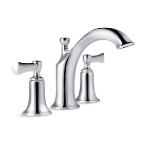 Elliston 8 in. Widespread 2-Handle Bathroom Faucet in Polished Chrome