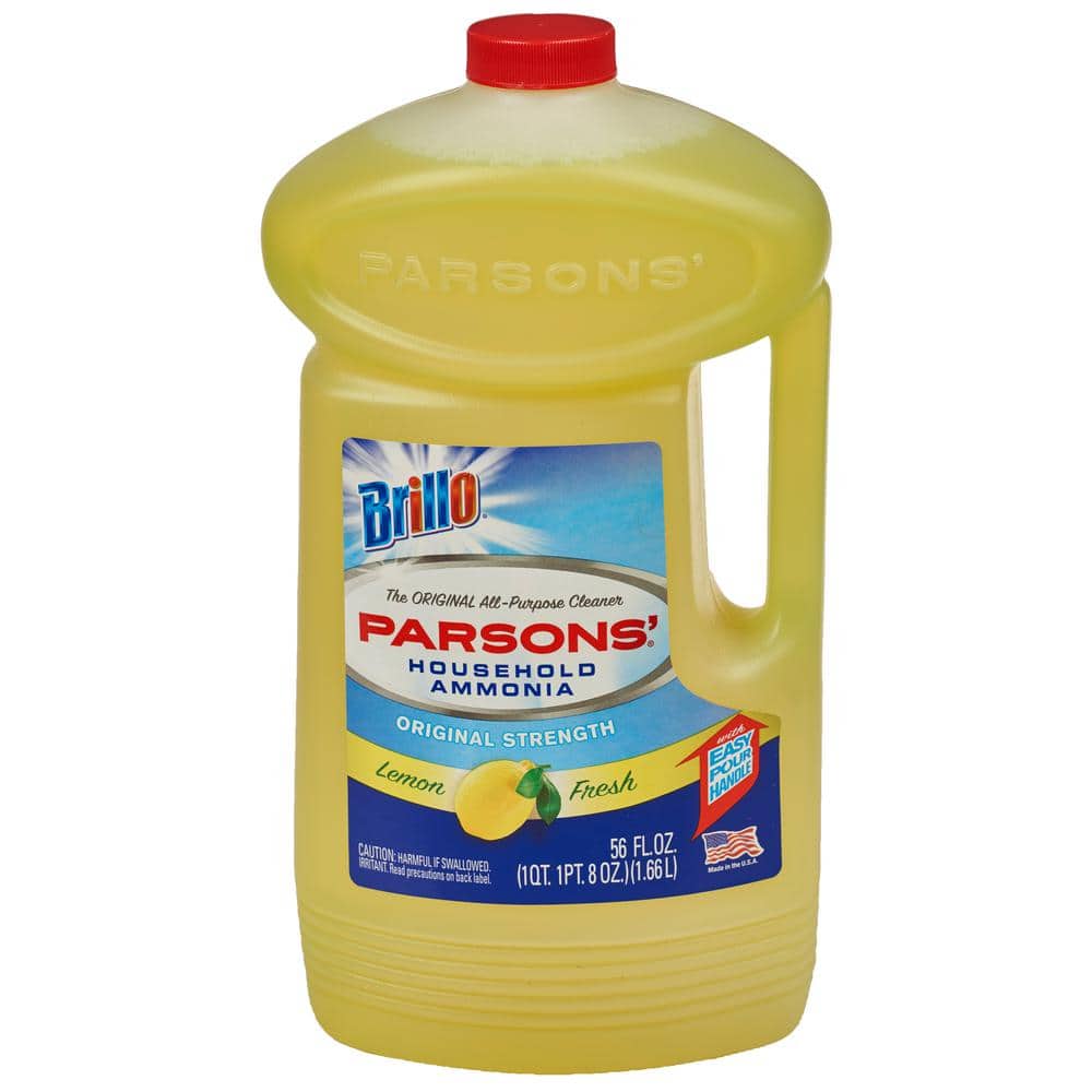 Brillo Parsons' 56 oz. Lemon Ammonia All-Purpose Cleaner (Case of 9) 33256  - The Home Depot
