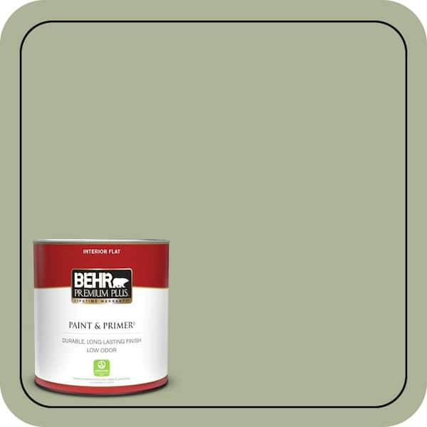 BEHR PREMIUM PLUS 1 qt. Home Decorators Collection #HDC-CT-28 Cottage Hill Flat Low Odor Interior Paint & Primer
