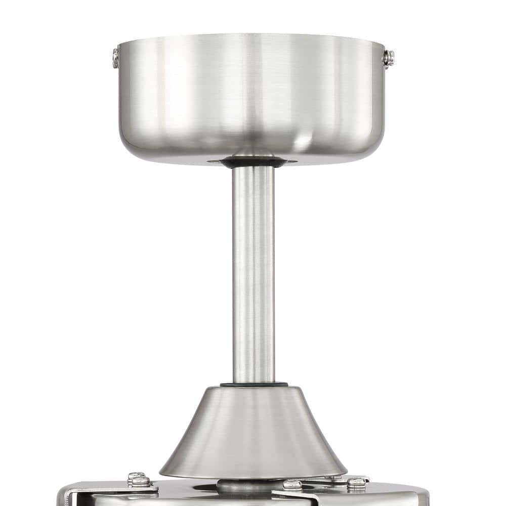 Intrepid 52'' Brushed Nickel Ceiling Fan with LED Light Kit