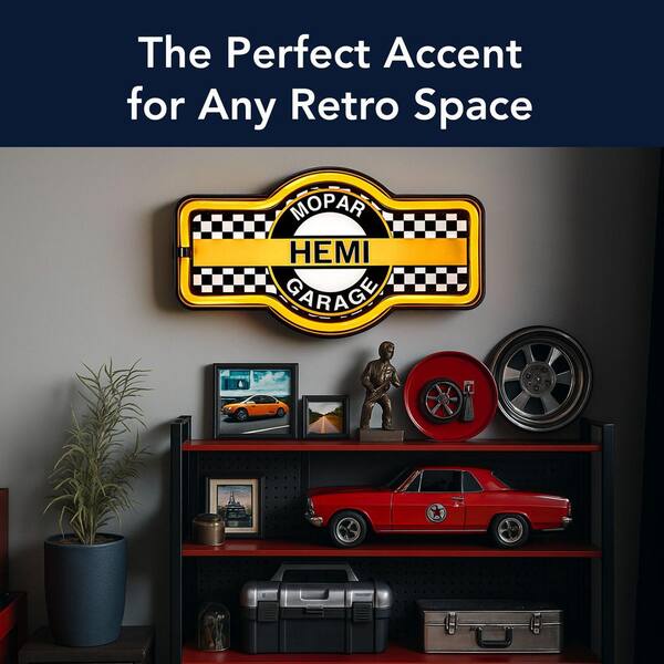 American Art Decor LED Neon Rope Wall Sign – Retro Light for Bar
