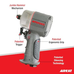 NITROCAT 3/8 in. Composite Compact Impact Wrench