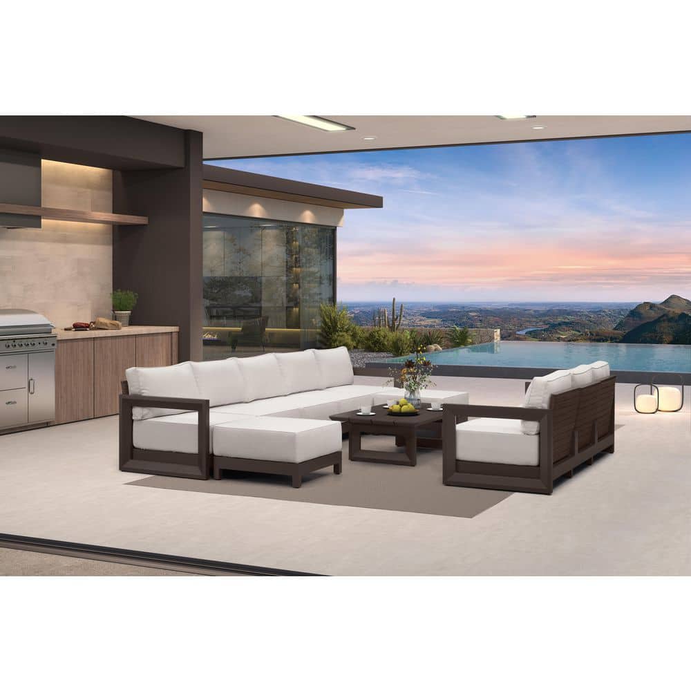 11 Pieces Patio Conversation Sets All Weather Outdoor Couch Sectional Set with Cushion Conversation Set Bronze price history on PriceWatchPro