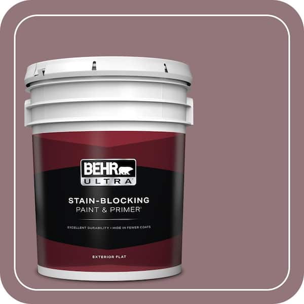 BEHR ULTRA 5 gal. #110F-5 Phantom Hue Flat Exterior Paint & Primer