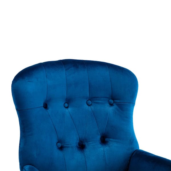 Astute Upholstered Desk Chair Sea Blue – Interior Motives by Will