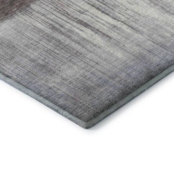 Mayfield Premium Machine Washable Abstract AMF2118 Paprika 2 ft. x 3 ft. Accent Rug