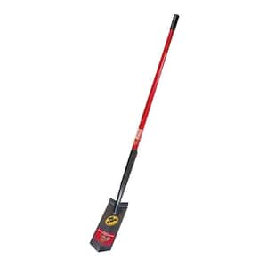 14-Gauge 4 in. Trench Shovel with Fiberglass Long Handle