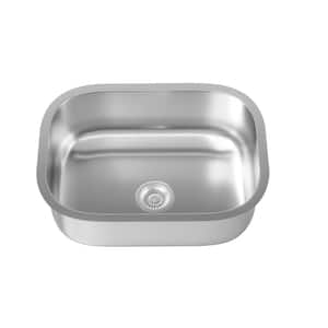 Simply Living 32 in. Undermount Double Bowl 18 Gauge Stainless Steel Kitchen Sink