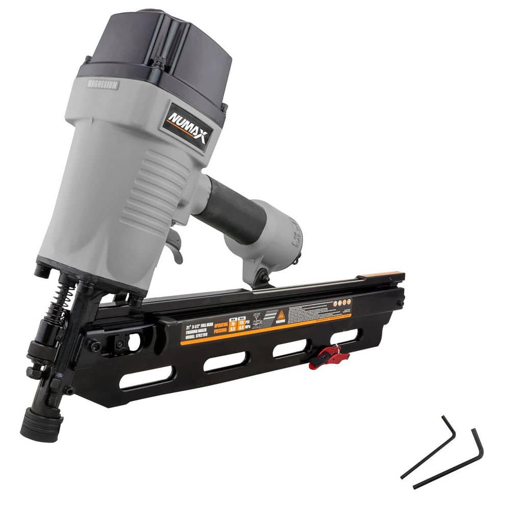 NuMax SFR2190 Pneumatic 21 Degree 3-1/2  Framing Nailer