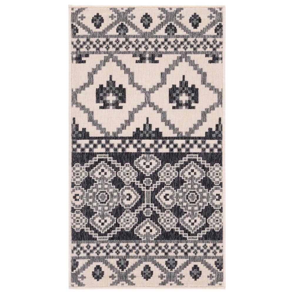 Veranda Beige/Gray 3 ft. x 5 ft. Tribal Aztec Indoor/Outdoor Area Rug price history on PriceWatchPro